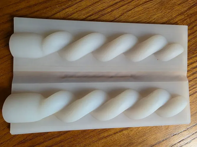 Molde de Silicone para Velas Tira Longa base maior