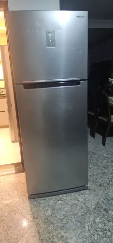 Geladeira e freezer duplex inverter sansung inox460litros