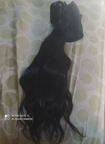 Vendo esse cabelo humano, com vinte dias de uso por 800 cabeça toda já tecido 
