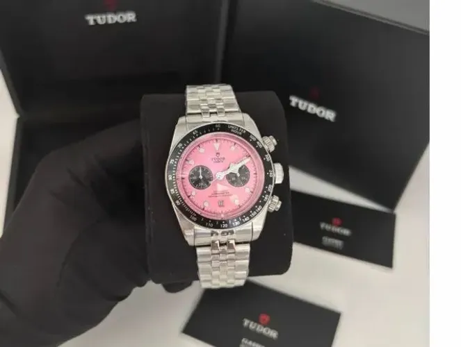 Relogio Tudor Rosa - TUDOR BLACK BAY CHRONO PINK