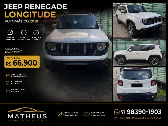 Jeep Renegade Longitude 1.8 4X2 Flex 16V Aut. 2019