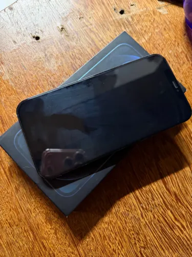 iPhone 12 Pro Max 256gb azul bateria 73%