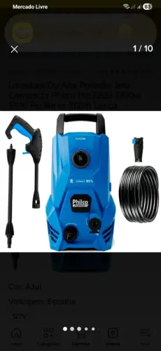 Lavadora alta pressão PHILCO