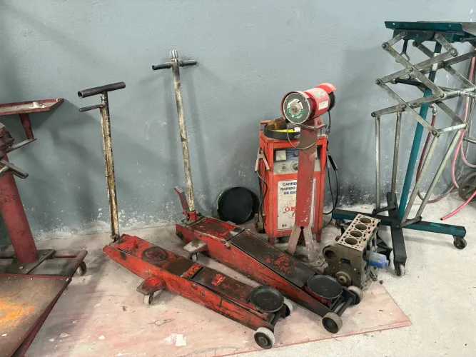 !Par De Macaco Jacaré Hidráulico Longo Industrial Oficina Mecânica - Retirada Imediata !