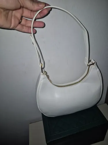 Bolsa de ombro branca shein nova