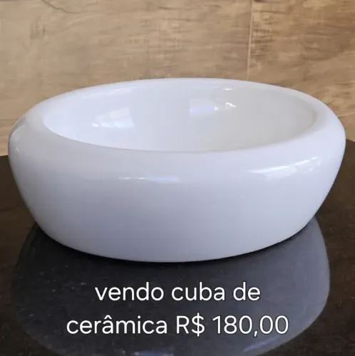 Cuba de cerâmica 40 x 33,5 x 12