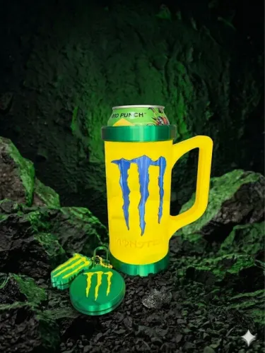 Porta lata Monster versão Copa