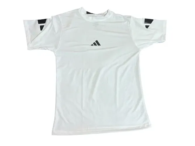 Camisa branca dry fit, tamanho M