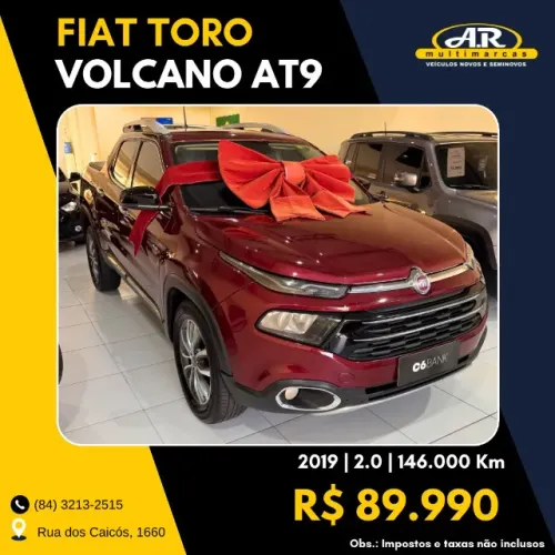 Fiat Toro Volcano 2.0 16V 4X4 TB Diesel Aut. 2019