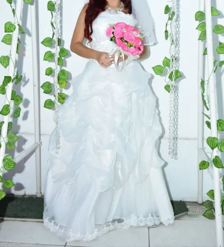 Vestido de noiva - Usado uma uma vez
