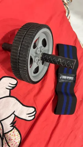 Vendo roda+faixa elástica para exercícios