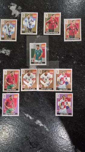 Figurinhas Legends CR7, Messi e outros. Leia Descrição!!