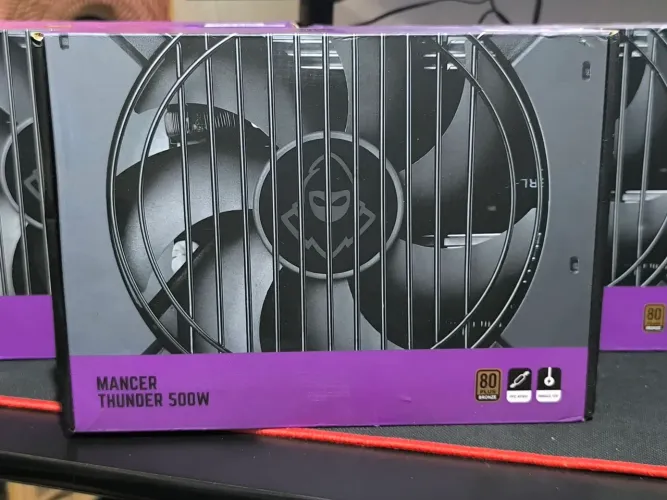 Fonte real mancer 500w 80 plus PFC ativo