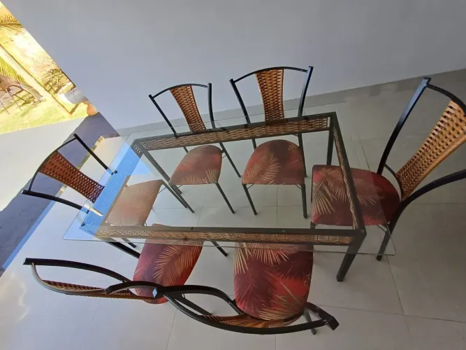 MESA de vidro