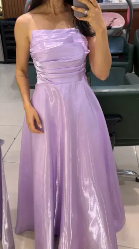Vestido de festa lilás
