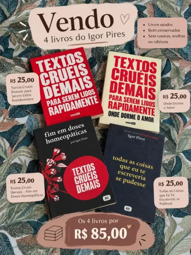 Livros à venda