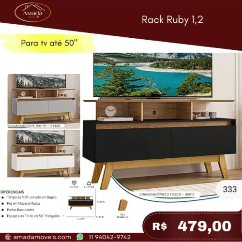 Rack Ruby 1,2, a pronta entrega