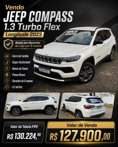 Jeep Compass Long. T270 1.3 TB 4X2 Flex AUT 2023
