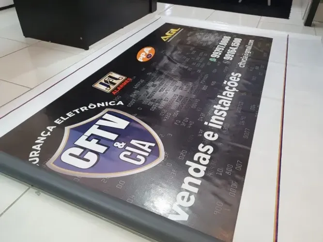 Impressão de lonas em grandes formatos