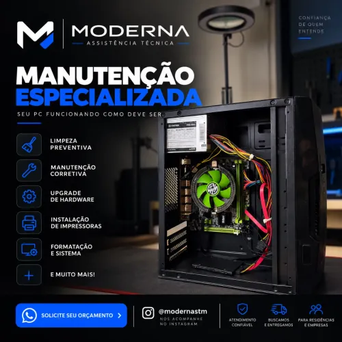 Manutenção de Computador e Notebook | Limpeza, Upgrade e Reparo