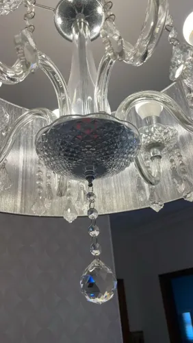 Lustre para sala de jantar com 0,90 de diâmetro e 0,30 cm de altura