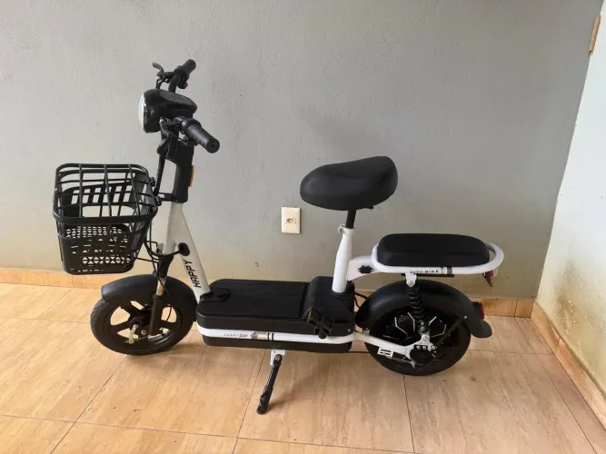 Bike Elétrica R1-HY Branca Sem Uso (leia o anúncio)