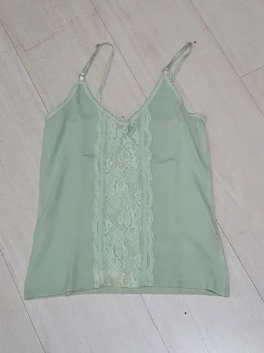 Twin-set de tricôt verde abacate Tam. M da Mary Zaide