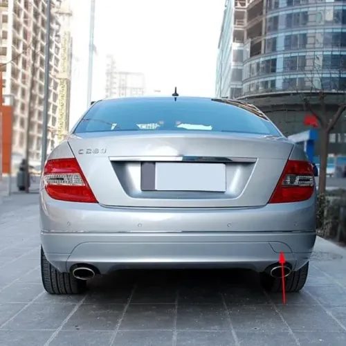 Tampa Reboque Parachoque Traseiro Mercedes Benz C180 C200 2008 2009 2010 2011