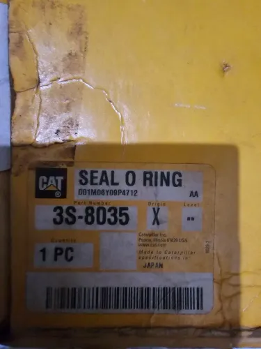 Carregadeira trator esteiras anel vedação novo original 3s8035