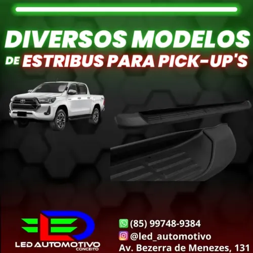 Estribos para vários modelos de pick-ups