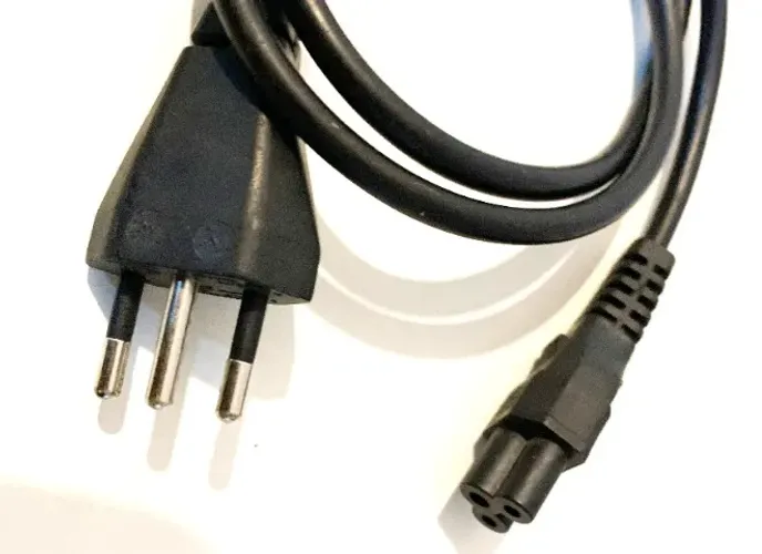 Cabo de energia 3 pegs para carregador dell notebook