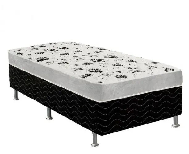 Cama Box Conjugada Solteiro Mola Ensacada AColchões 55x88x188