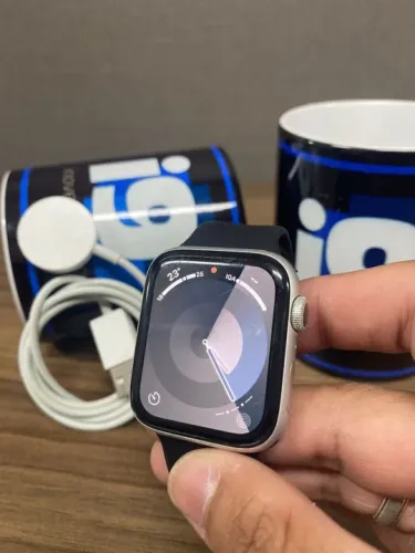 Apple Watch Series 6 Cor Silver 44MM (Seminovo com garantia de loja fisica)
