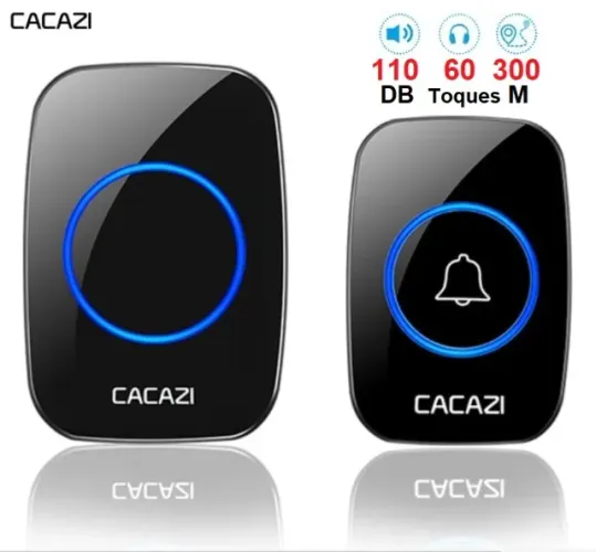 Campainha Sem Fio 300 Metros - 60 Toques