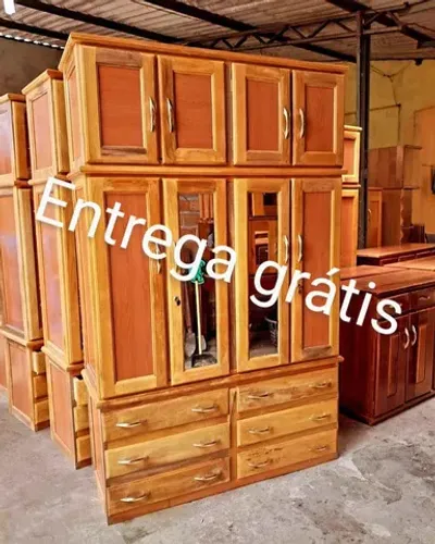GUARDA ROUPA DE CASAL 4 PORTAS NOVO!