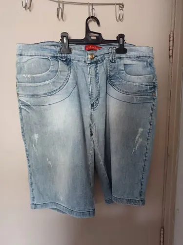 Bermuda longa jeans