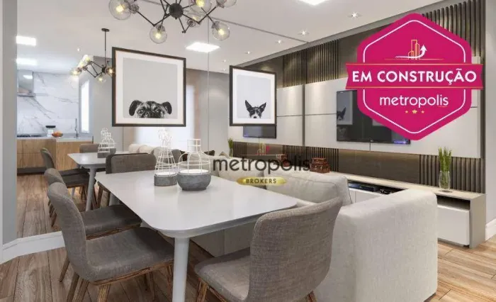Apartamento com 2 dormitórios à venda, 38 m² por R$ 289.000,01 - Vila Luzita - Santo André