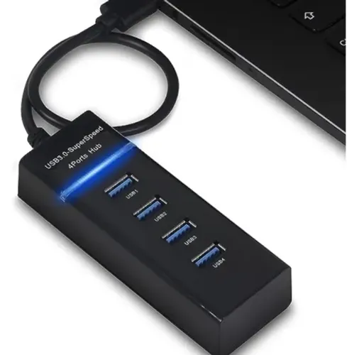 Expansor Hub Usb 3.0 4 Portas Com Led Super Rápido