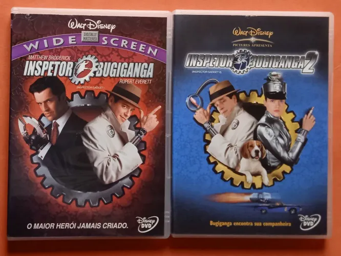 Dvd Inspetor Bugiganga 1 e 2 (Encarte Interno) Walt Disney 