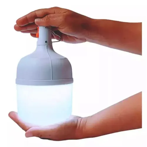 Lâmpada recarregável portátil Lampião luz Led com alça 50W