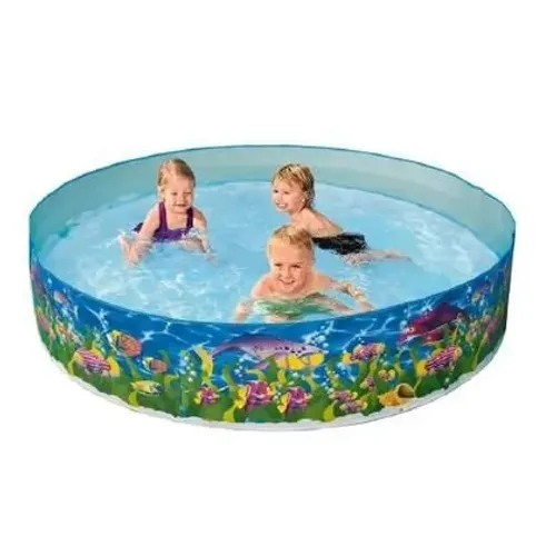 Piscina 1000 Litros Semirrígida Vida Marinha Redonda Tanque<br>
