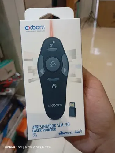 Apresentador sem fio laser point 