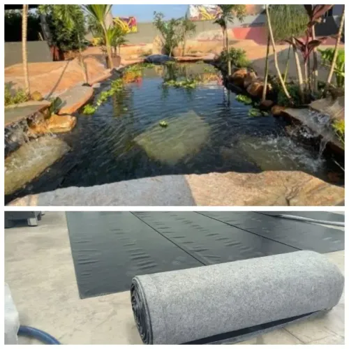 Lona PVC Geotêxtil 800 micras para Impermeabilização de Lagos Ornamentais/ Tanques 4 x 3