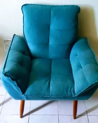 2 Poltronas Matrix verde água. 