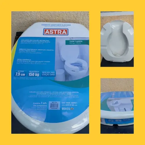 Assento elevado 7.5 cm