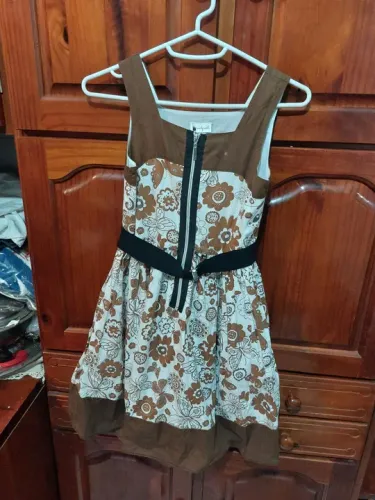 Vestido Infantil Floral - Tamanho 10