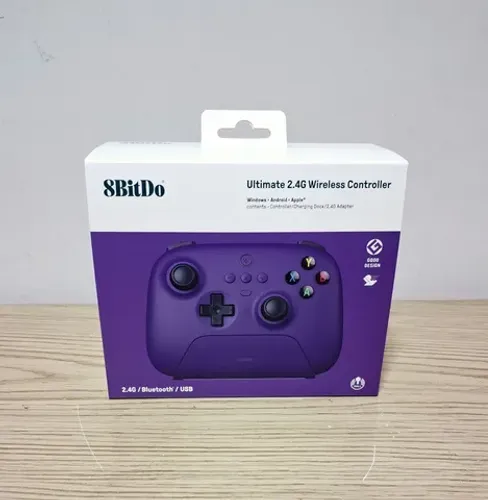 Promoção Controle 8Bitdo Ultimate Roxo Analógicos Antidrift Novo