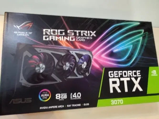 GPU RTX 3070 ROG STRIX GAMING 8 Gb 3 FANS