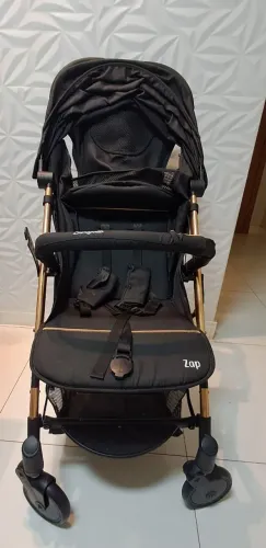 Carrinho de Bebê Zap Metal Cobre Burigotto Compacto Dobravel