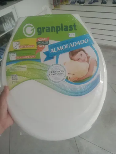 Assento Sanitário Almofadado Granplast
